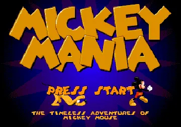 Mickey Mania - The Timeless Adventures of Mickey Mouse (Europe) screen shot title